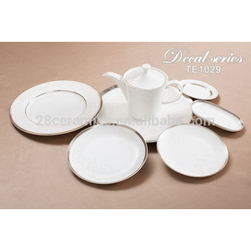 Ausgezeichnete Houseware Besteck Set, Keramik italienischen runden Platte